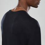 Brendan Long Sleeve T-shirt // Black (L)