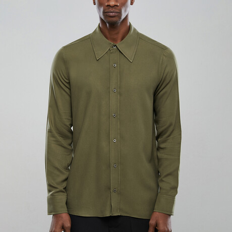 Dalton Shirt // Olive Green (L)