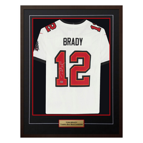 Tom Brady // Tampa Bay Buccaneers // Signed + Framed White Jersey - Tom  Brady Collectibles - Touch of Modern