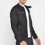 Seasonal Zipper Detail + Lined Premium Jacket // Black (M)