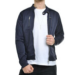 Seasonal Lined Premium Jacket // Navy Blue (XL)