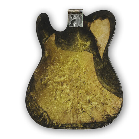 Black and Gold Fender Telecaster Guitar Table