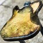 Black and Gold Fender Telecaster Guitar Table