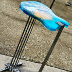 Ocean Waves Fender Telecaster Guitar Table