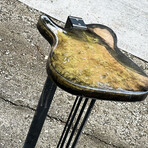 Black and Gold Fender Telecaster Guitar Table