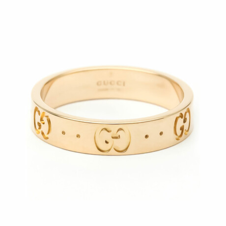 Gucci // 18k Rose Gold Icon Ring // Ring Size: 6 // Pre-Owned