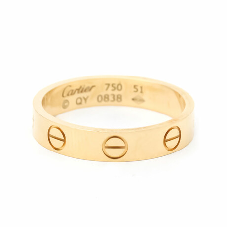 Cartier // 18k Rose Gold Love Ring // Ring Size: 6 // Pre-Owned