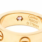 Cartier // 18k Rose Gold Love Sapphire Ring // Ring Size: 6.5 // Pre-Owned