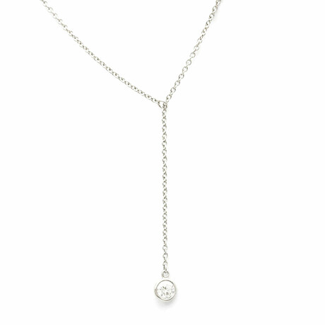 Tiffany & Co. // Platinum + Diamond By The Yard Necklace // 17" // Pre-Owned