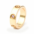 Cartier // 18k Rose Gold Love Sapphire Ring // Ring Size: 6.5 // Pre-Owned