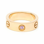 Cartier // 18k Rose Gold Love Sapphire Ring // Ring Size: 6.5 // Pre-Owned