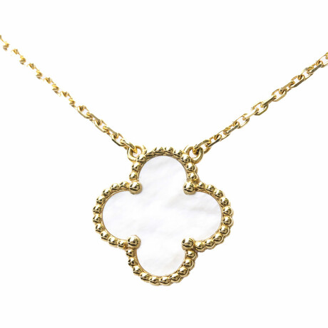 Van Cleef & Arpels // 18k Yellow Gold Vintage Alhambra Necklace // 14.7"-16.5" // Pre-Owned