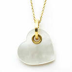Tiffany & Co. // 18k Yellow Gold Heart Shell Necklace // 16.1" // Pre-Owned
