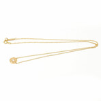 Tiffany & Co. // 18k Rose Gold Circle Diamond Pendant Necklace // 16.1" // Pre-Owned