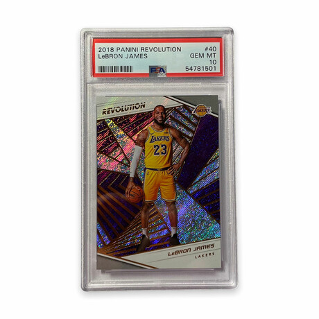 Lebron James // 2018 Panini Revolution // PSA 10 Gem Mint