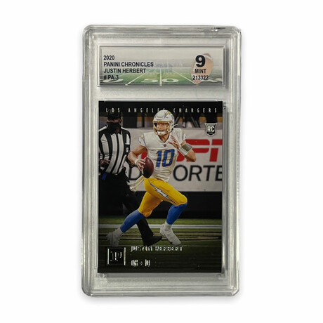 Justin Herbert // 2020 Panini Chronicles // Rookie Card // DGA 9 Mint