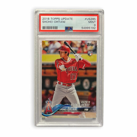 Shohei Ohtani // 2018 Topps Chrome Update // Rookie Card // PSA 9 Mint