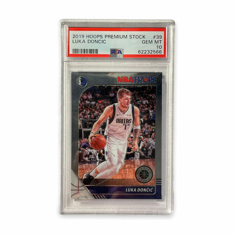 Luka Doncic // 2019 NBA Hoops Premium Stock // PSA 10 Gem Mint