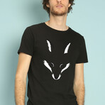 Foxy Shape T-Shirt // Black (Small)