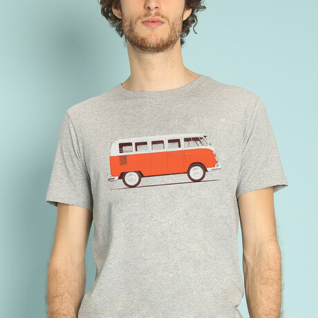 Red Van T-Shirt // Gray (Small)