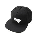 Embroidered Wing Patch Snapback // Black