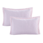 Quilted Bedspread // Set of 3 // Pink (Queen)