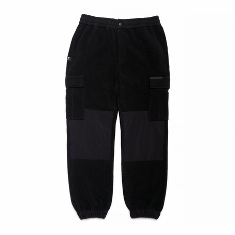 Fleece Cargo Pant // Black (XS)
