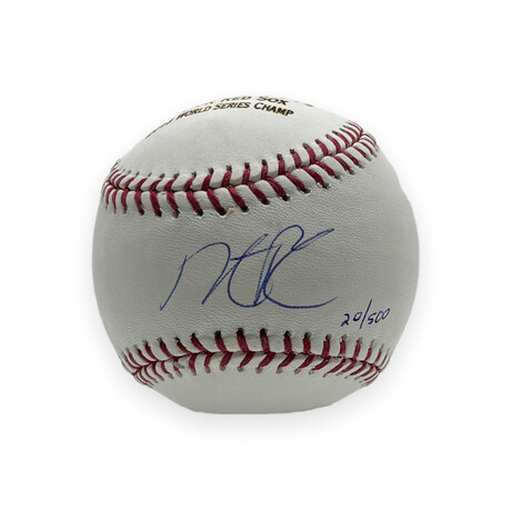 Dustin Pedroia // Boston Red Sox // Signed Engraved Baseball // Limited Edition #20/500