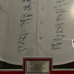 2004 World Series Team Signed Jersey + Framed // Boston Red Sox