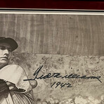 Ted Williams // Boston Red Sox // Signed Lithograph + Inscription + Framed // Limited Edition #484/521