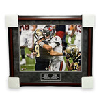 Tom Brady & Drew Brees // Tampa Bay Buccaneers // Signed Photograph + Framed