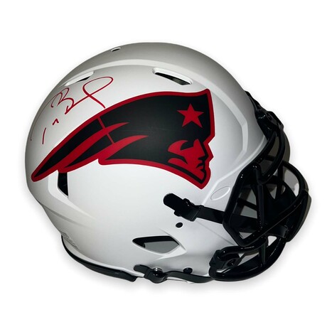 Tom Brady // New England Patriots // Signed Speed Lunar Authentic Helmet V.2