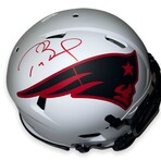 Tom Brady // New England Patriots // Signed Speed Lunar Authentic Helmet V.2