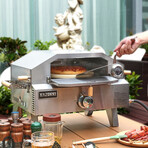 Razzori // Outdoor Gas Pizza Oven // 2-in-1 Portable Propane Fire Griller + Pizza Maker