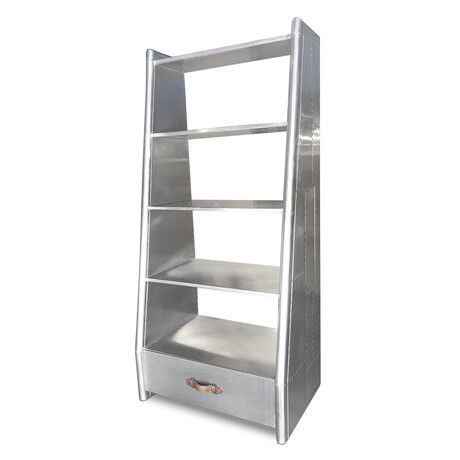 Aviation Bookcase + Drawer // WWII Fighter Wing