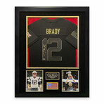 Tom Brady // Tampa Bay Buccaneers // Signed Salute to Service Jersey + Framed