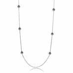 John Hardy // Dot Sterling Silver Necklace // 36" // Store Display