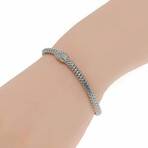 John Hardy // Sterling Silver Diamond Bracelet // 7" // Store Display