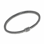 John Hardy // Sterling Silver Diamond Bracelet // 7" // Store Display