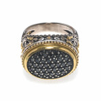Konstantino // Arsinoe Sterling Silver + 18k Yellow Gold Diamond Ring // Ring Size: 7.25 // Store Display