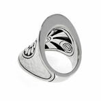 John Hardy // Dot Moon Phase Sterling Silver Ring // Ring Size: 6 // Store Display