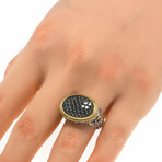 Konstantino // Arsinoe Sterling Silver + 18k Yellow Gold Diamond Ring // Ring Size: 7.25 // Store Display
