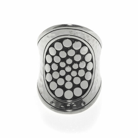 John Hardy // Dot Moon Phase Sterling Silver Ring // Ring Size: 6 // Store Display