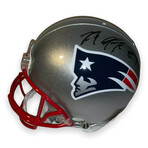 Tom Brady & Rob Gronkowski // New England Patriots // Signed Authentic Helmet