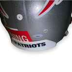Tom Brady & Rob Gronkowski // New England Patriots // Signed Authentic Helmet