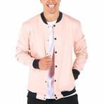Rose Salt Bomber Jacket // Light Pink (XL)
