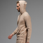 Hector Hoodie // Light Brown (S)