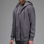 Daniel Zip Hoodie // Dark Gray (XL)