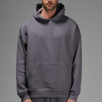 Stephen Oversize Hoodie // Dark Gray (L)