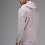 Fabian Zip Hoodie // Lila (2XL)